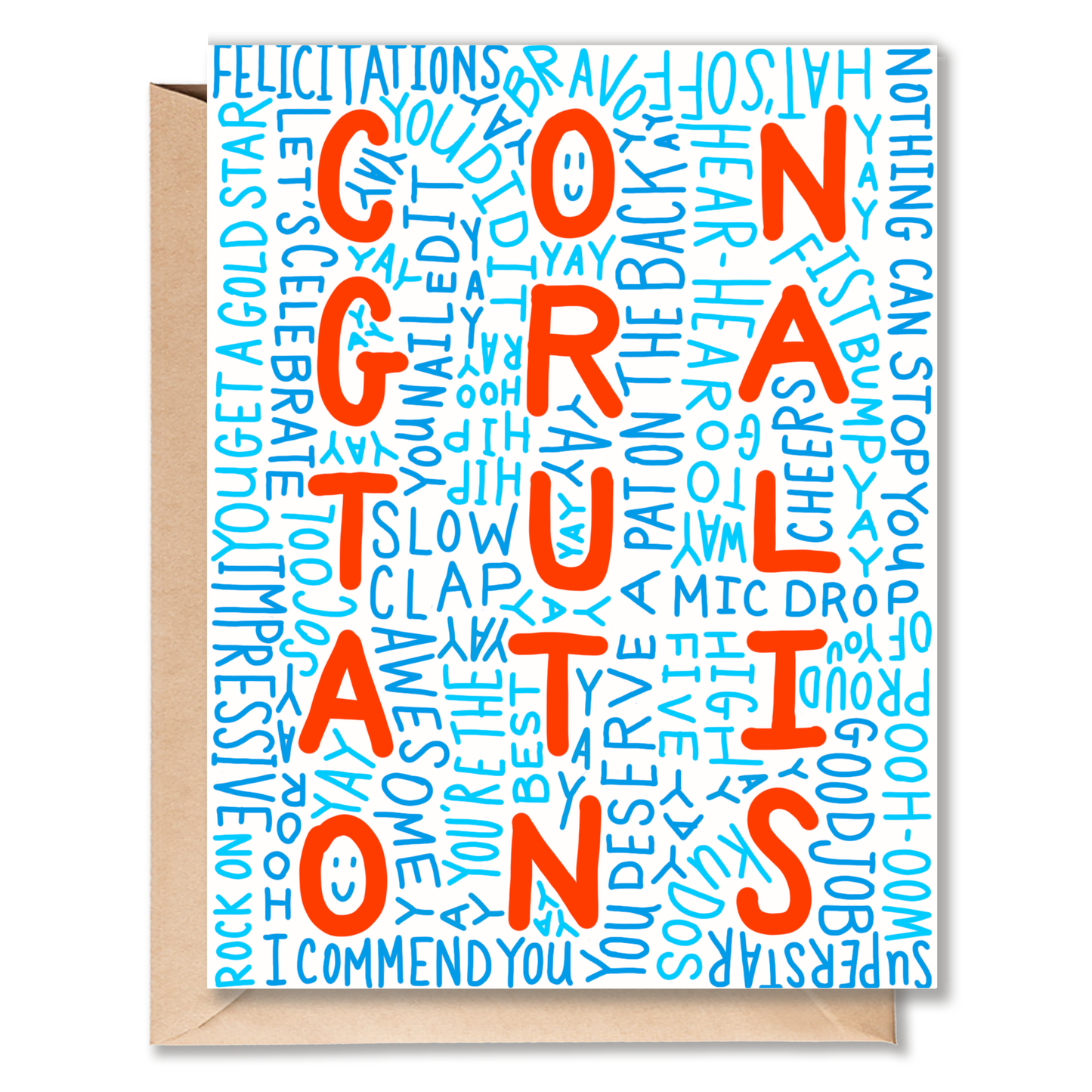 A BIG CONGRATULATIONS CARD