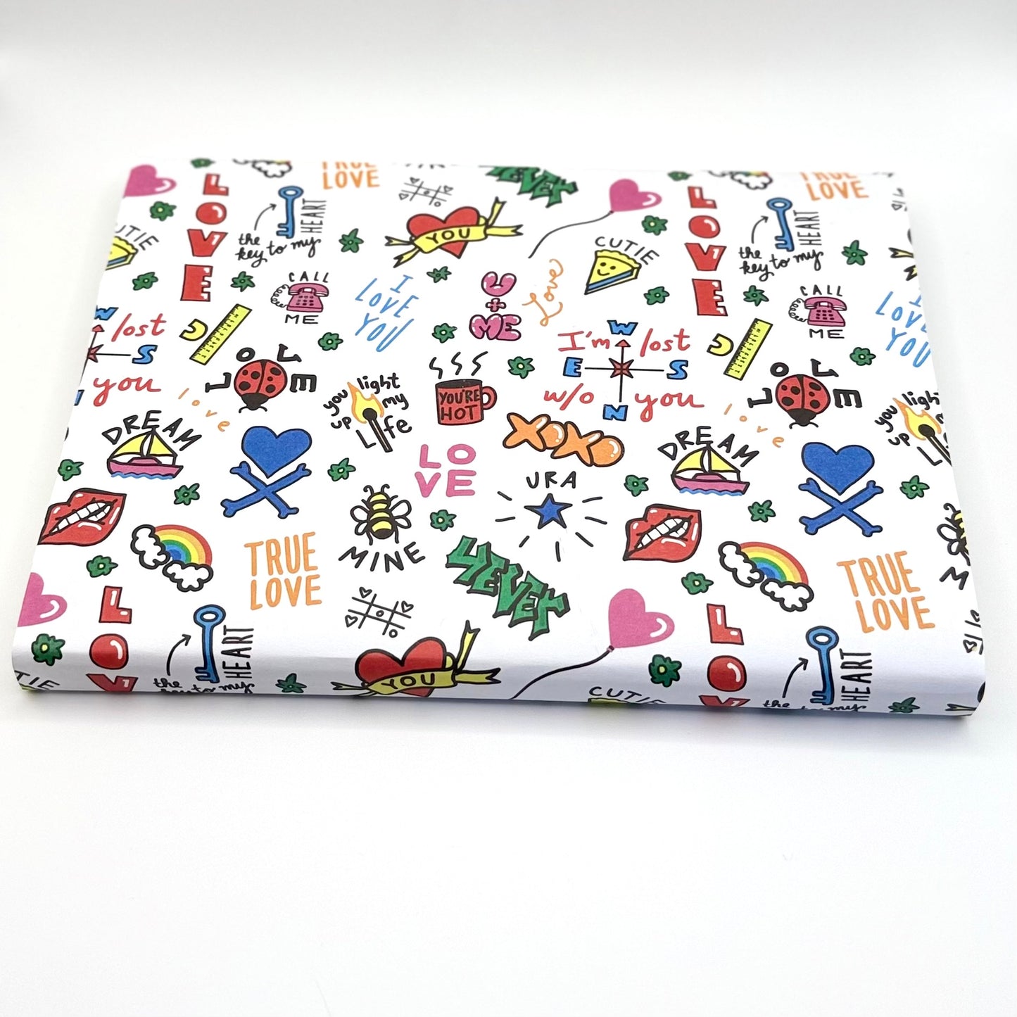 LOVE GRAFFITI WRAPPING PAPER