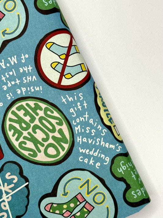 These Are Not Socks Wrapping Paper