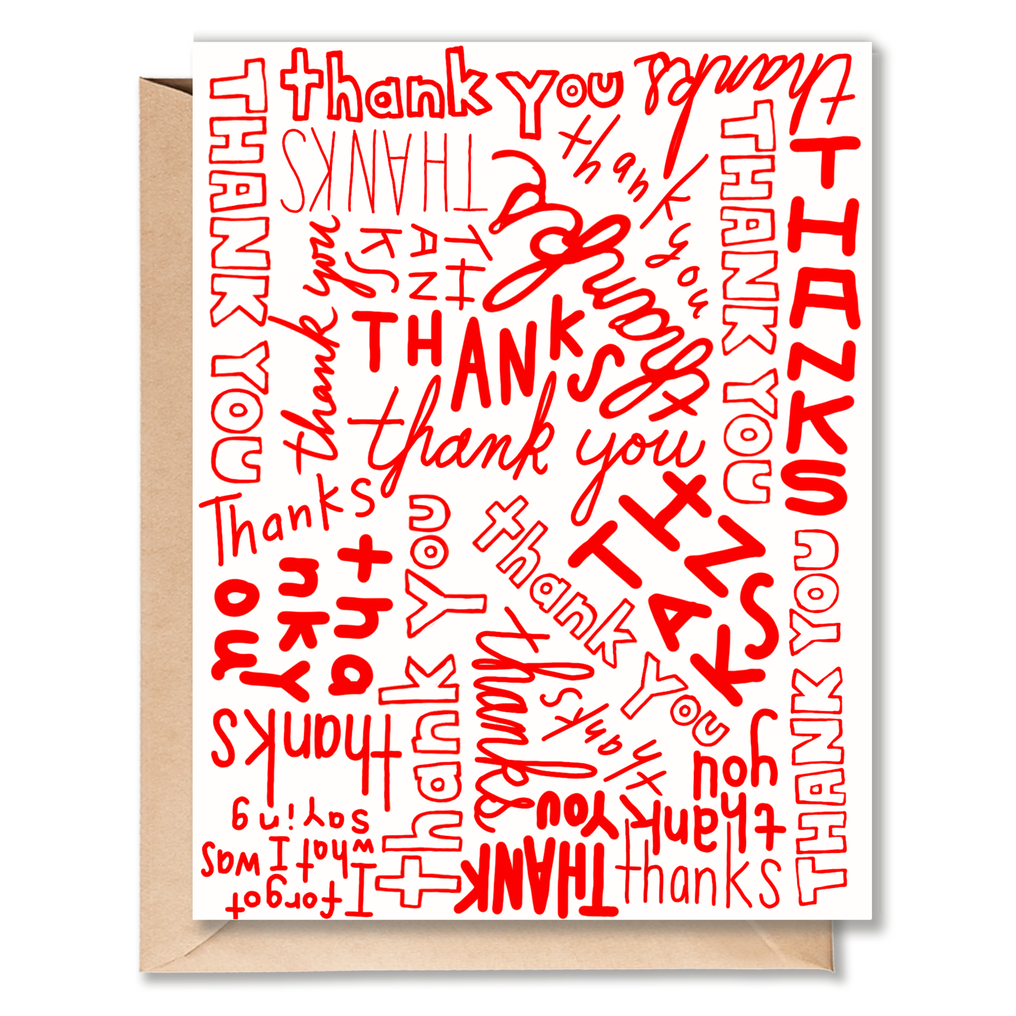 MANY THANKS CARD