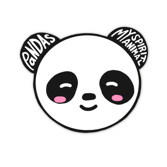 PANDA, MY SPIRIT ANIMAL STICKER