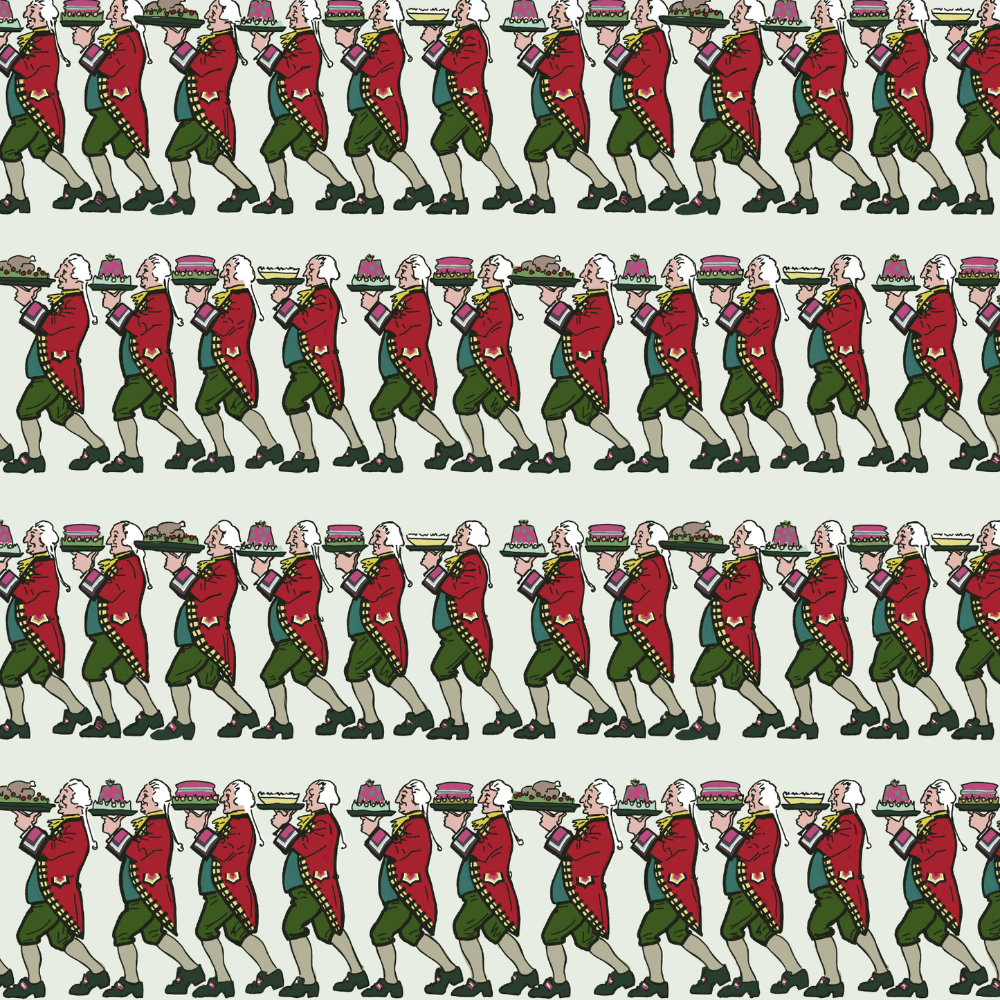 Christmas Butlers Wrapping Paper Roll - Set of 3