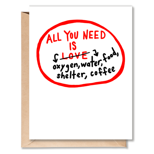 ALL YOU NEED IS COFFEE AND SOME OTHER THINGS