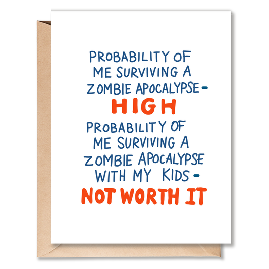 ZOMBIE APOCALYPSE CARD