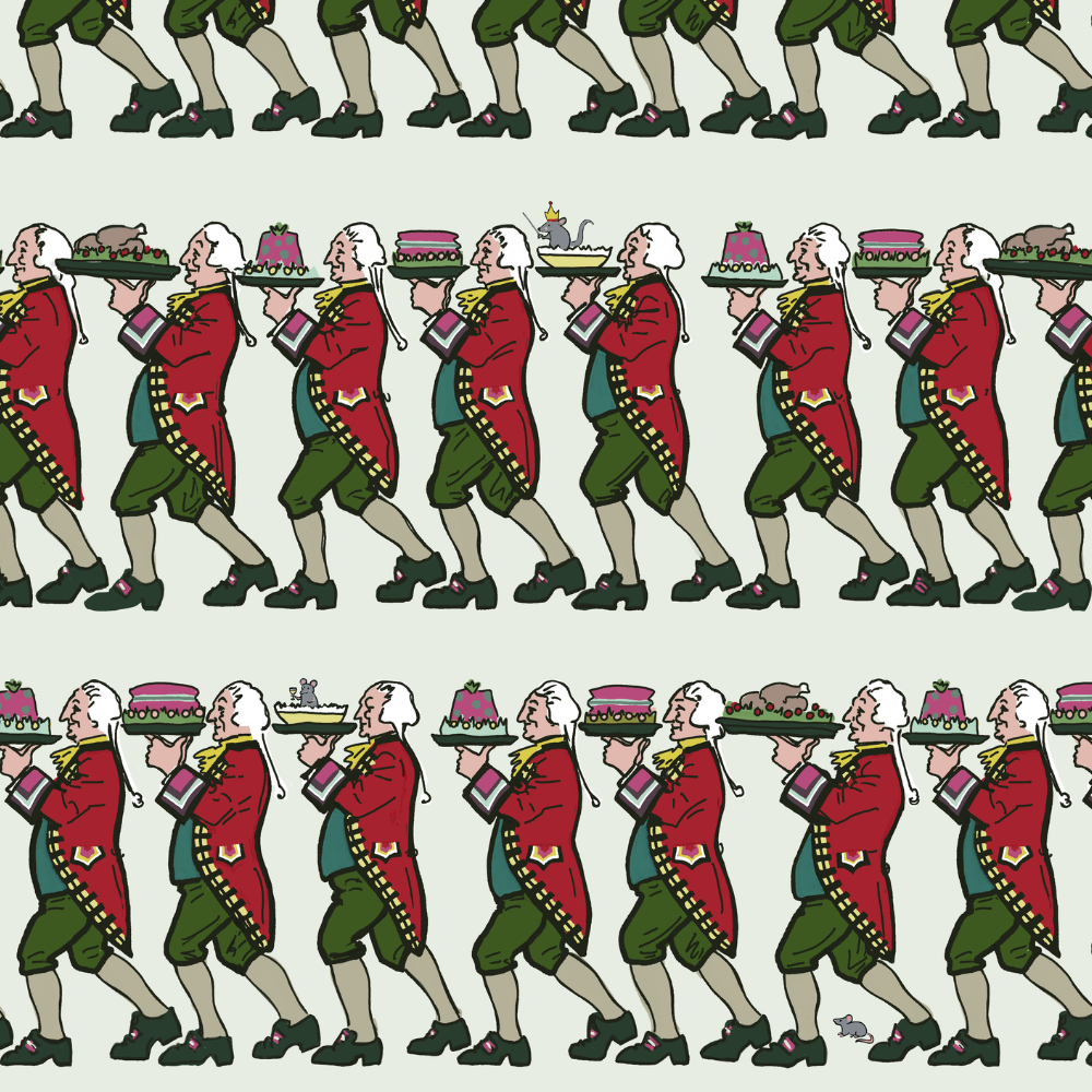 Christmas Butlers Wrapping Paper