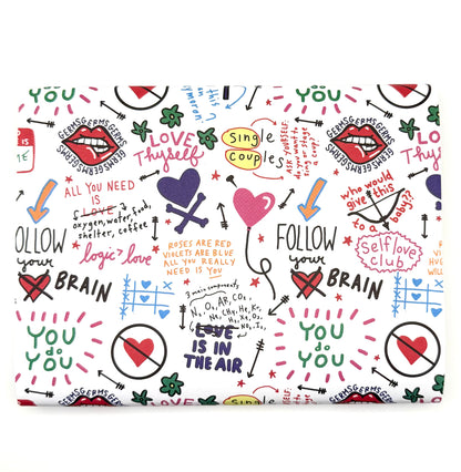 LOVE THYSELF WRAPPING PAPER
