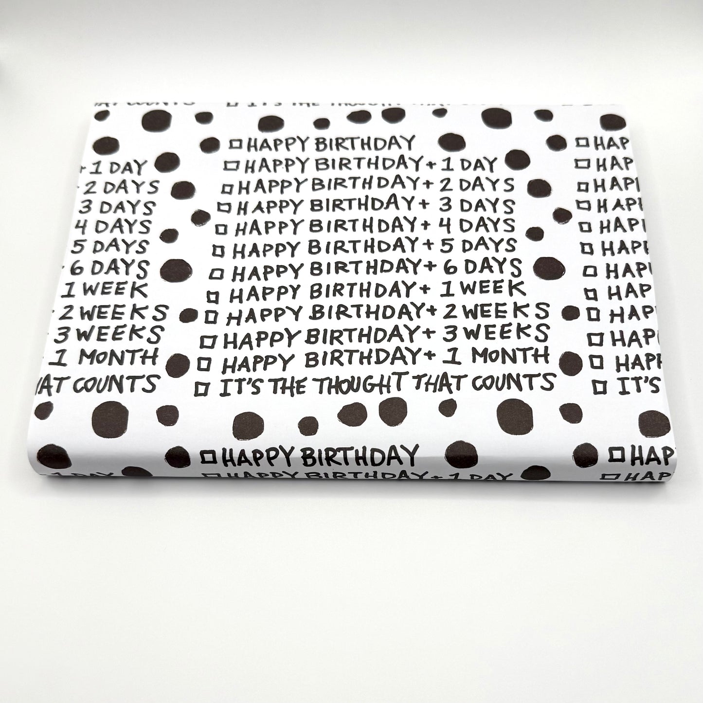 BELATED BIRTHDAY WRAPPING PAPER