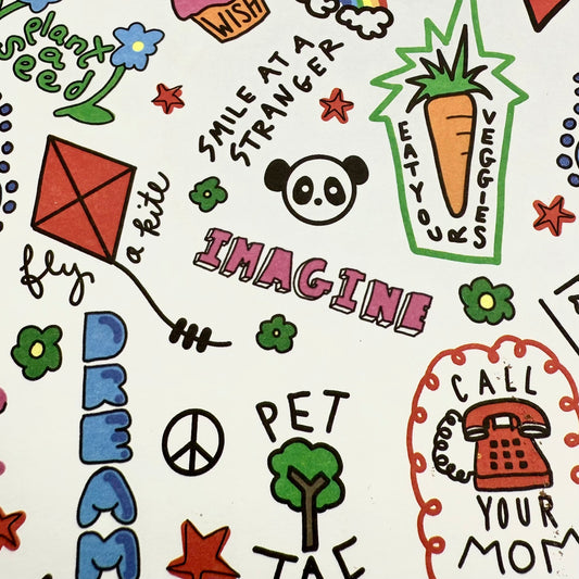 Imagine Wrapping Paper