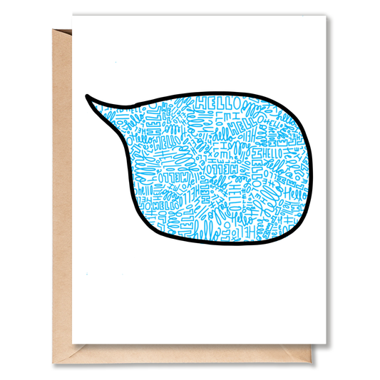 JUST WANTED TO SAY HELLO CARD