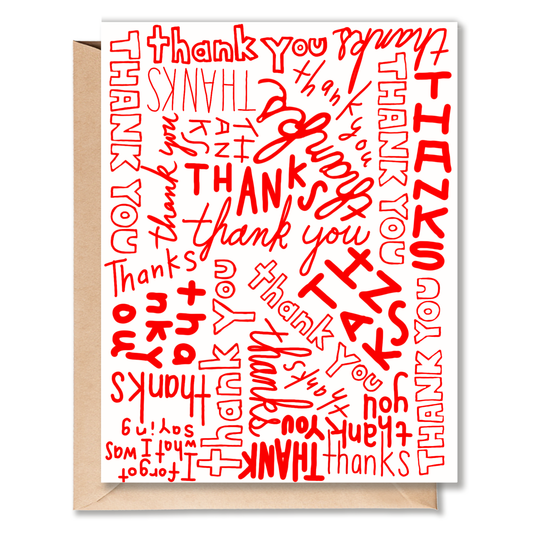 MANY THANKS CARD