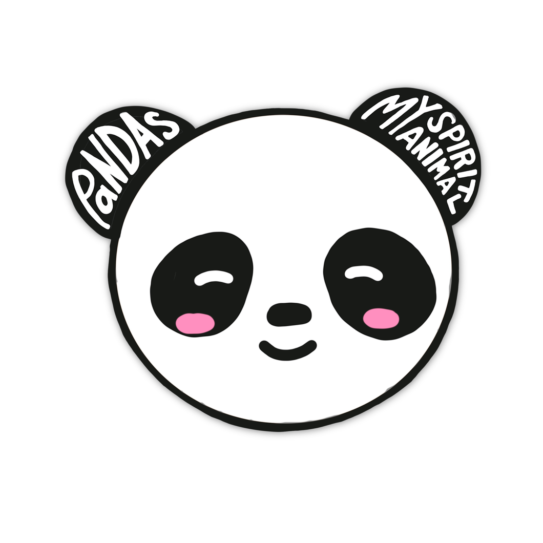 PANDA, MY SPIRIT ANIMAL STICKER