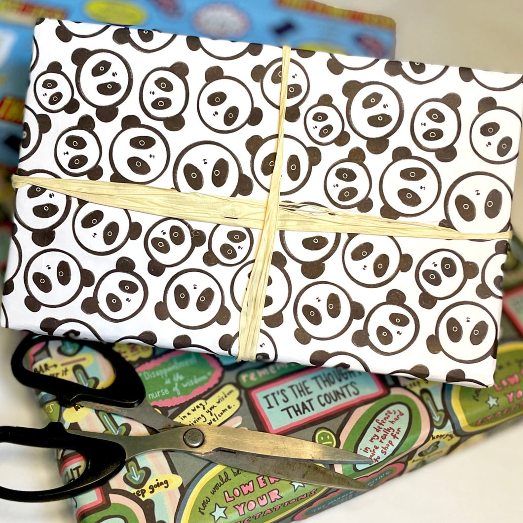 Pandas Gift Wrap