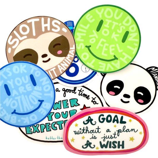 A Goal Without a Plan is Just a Wish Sticker