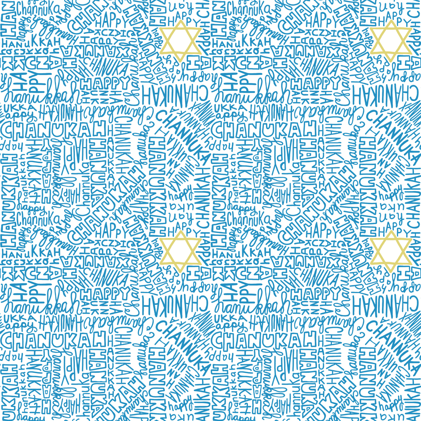 Star of David Wrapping Paper